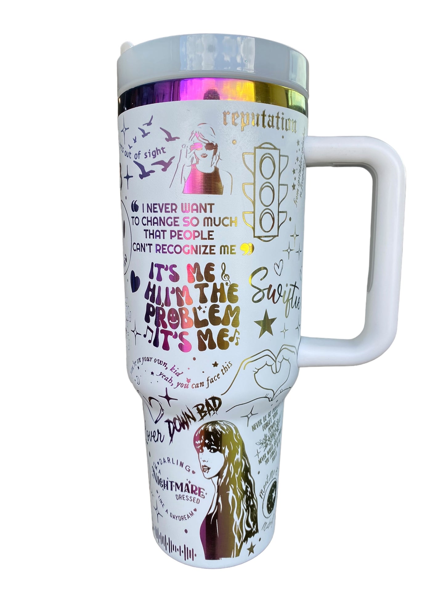 Swiftie Album Collage Tumbler