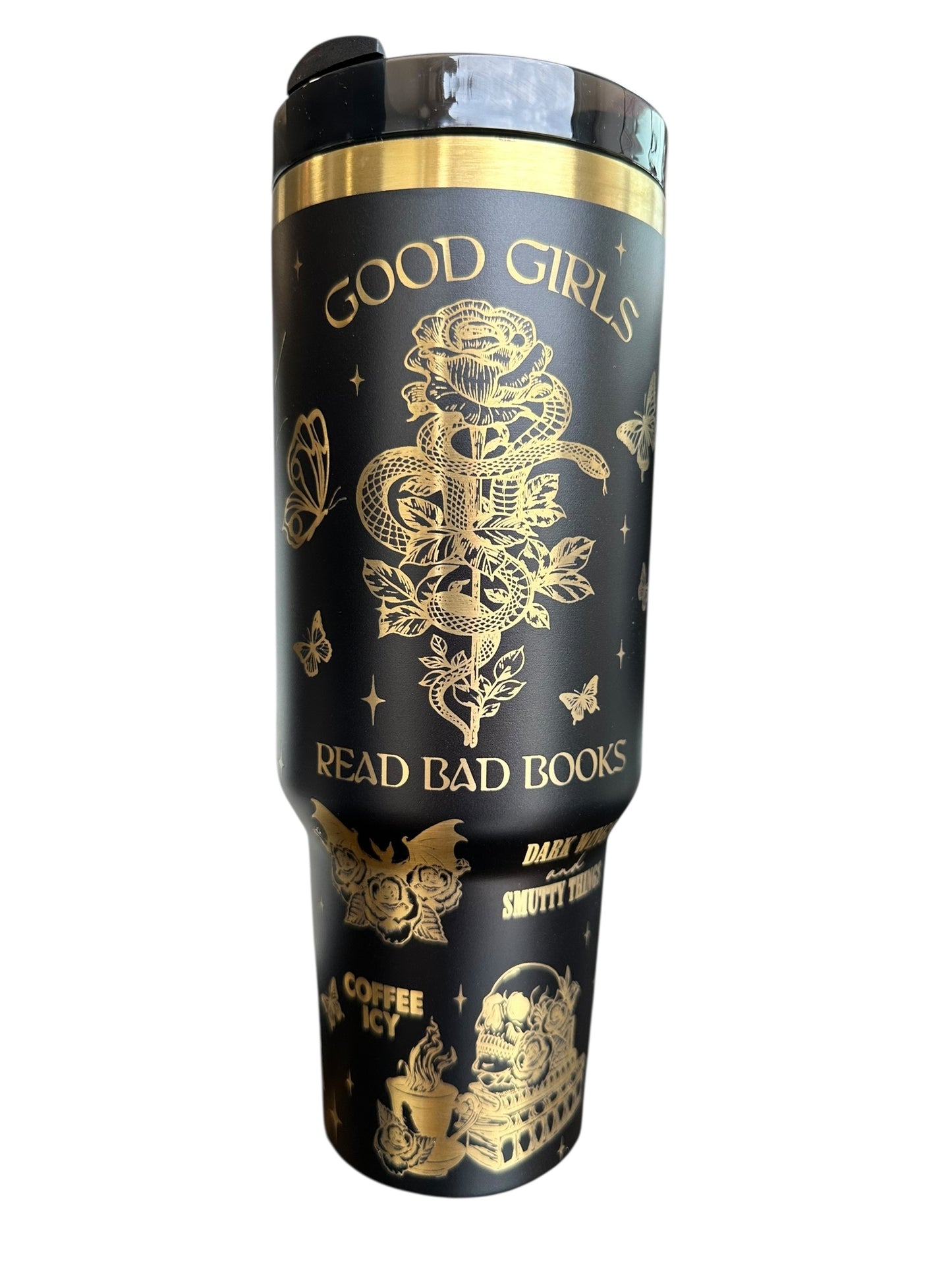 Good Girls Read Bad Books Tumbler | Spicy Book Club Travel Mug | Enemies to Lovers | Book Lover Gift