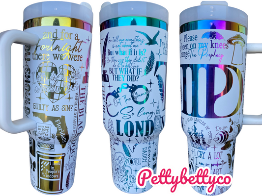 Swiftie TTPD Album Tumbler