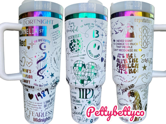 Swiftie Album Collage Tumbler